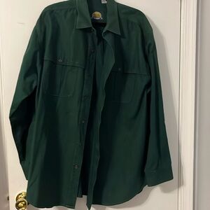 Cabela’s Outdoor Gear Thick Cotton Shirt / Jacket Green